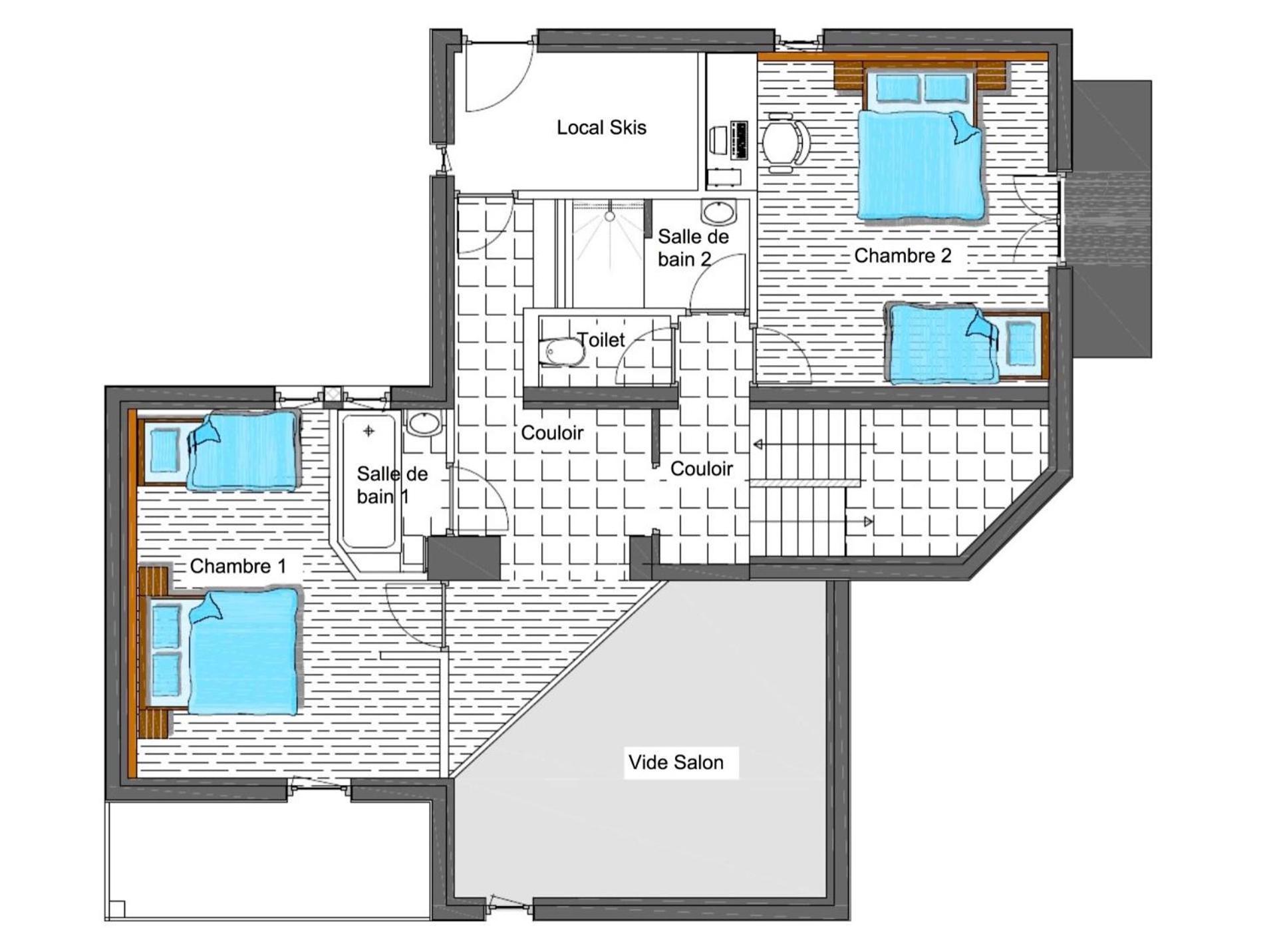 Chalet Rouge Ou Blanc Villard-Reculas Eksteriør billede